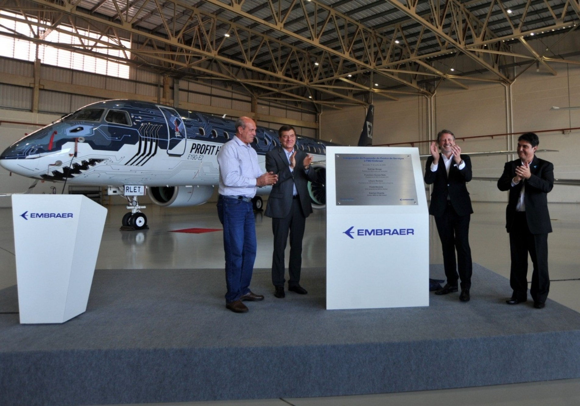 Embraer inaugura expansão do Centro de Serviços de Sorocaba Embraer inaugura expansão do Centro de Serviços de Sorocaba