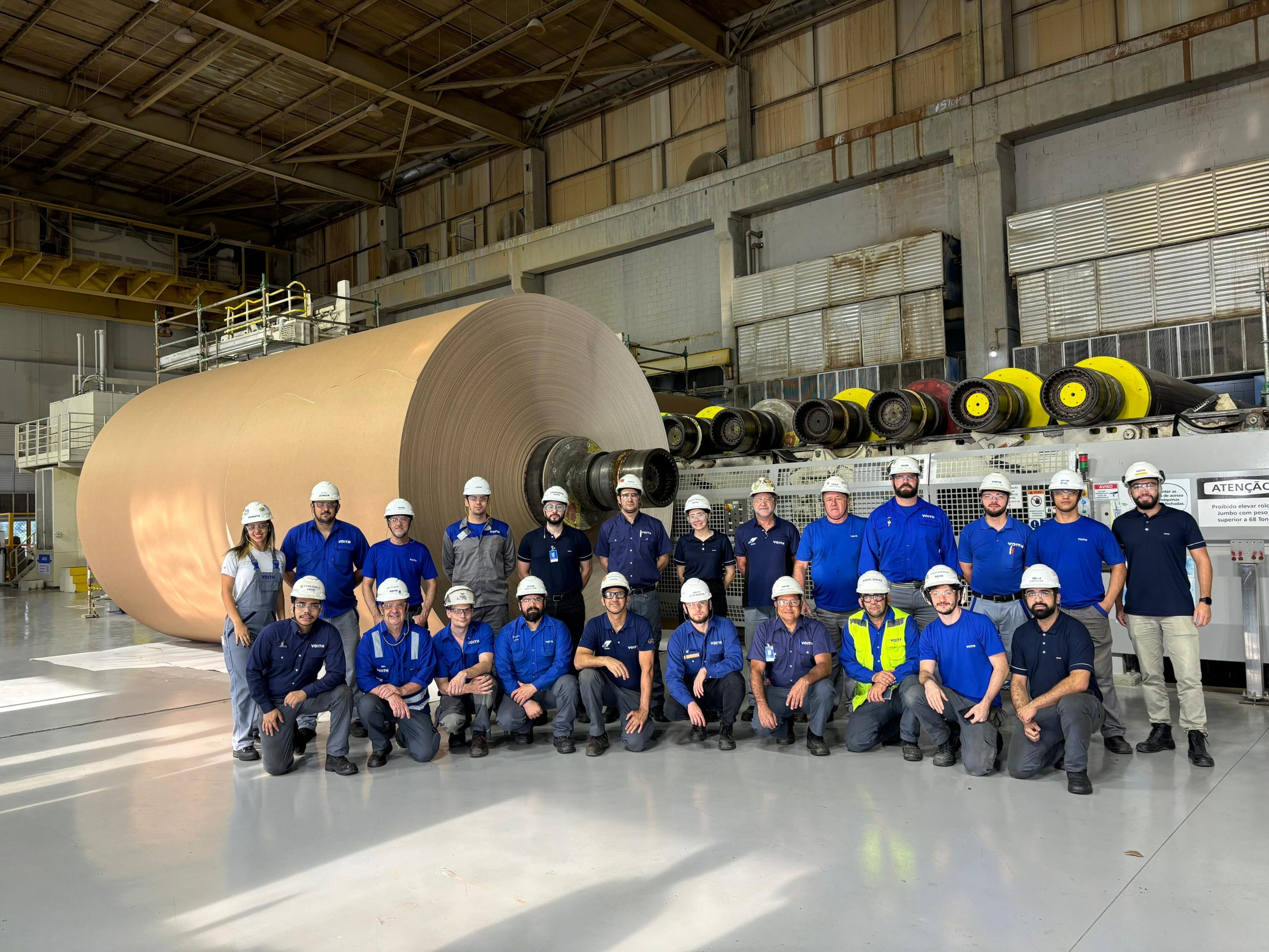 Planejamento da Voith Paper garante sucesso na Parada Geral da Klabin